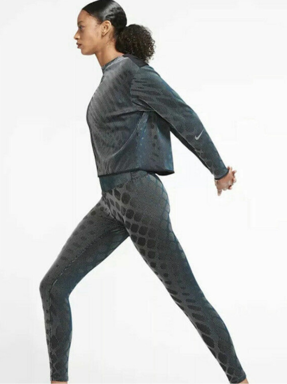 NIKE SET, NEW WITH TAGS - Women's Run Division Midlayer Top & Legging Dri-Fit